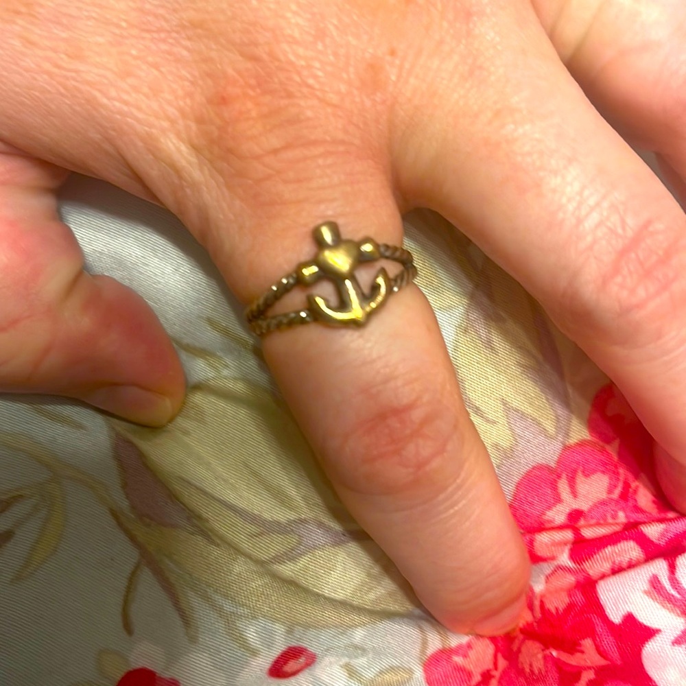 James Avery faith, hope and love twisted rope ring